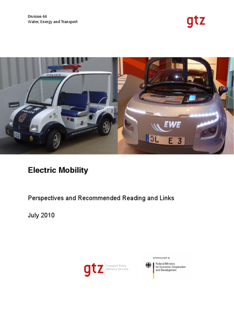 Electric Mobility Pdf Electric Vehicle Car