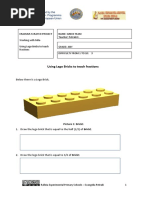 teaching fractions using lego bricks