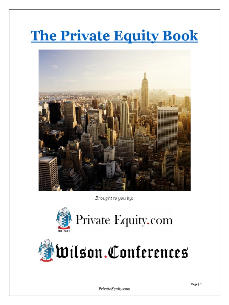 Private Equity E Book PDF Carried Interest Private Equity