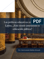 Las Políticas Educativas en América Latina, ¿Está Siendo Amenazada La Educación Pública?