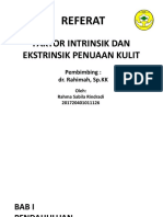 Faktor Intrinsik Dan Ekstrinsik Penuaan Kulit