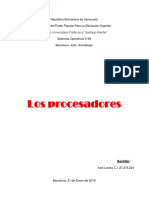 Procesador y Microprocesador.