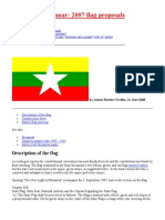 Myanmar: 2007 Flag Proposals: Description of The Flag