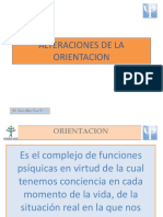 Alteraciones de La Orientacion