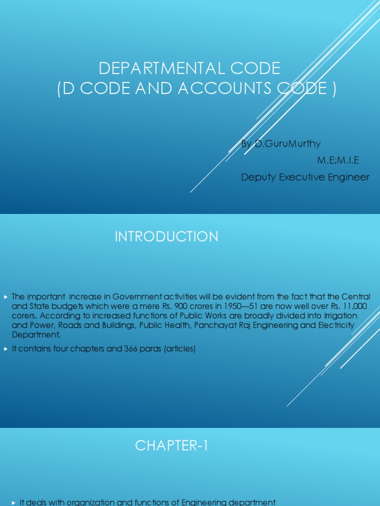 Departmental Code in Civil Engineering | PDF | Banks | Money