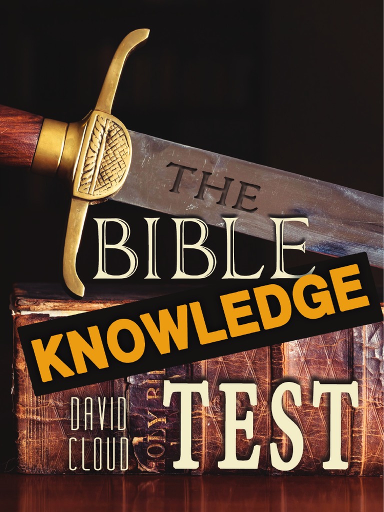 Bible Knowledge Test PDF Acts Of The Apostles Jesus