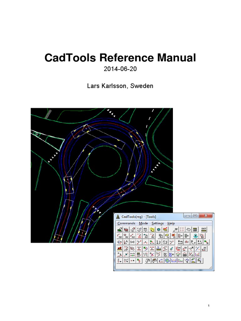 CadTools Reference Manual PDF | PDF | Auto Cad | Computing