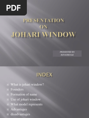 Johari window