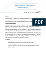 Promoviendo La Paz Construyo Un Mundo Mejor