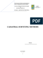 Cadastral Surveying Methods