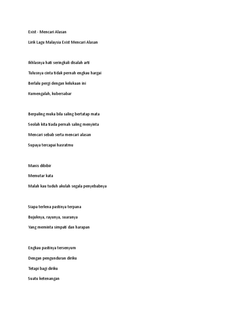 Exist Mencari Pdf