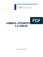 Ghidul Studentului FSEAP 2018-2019