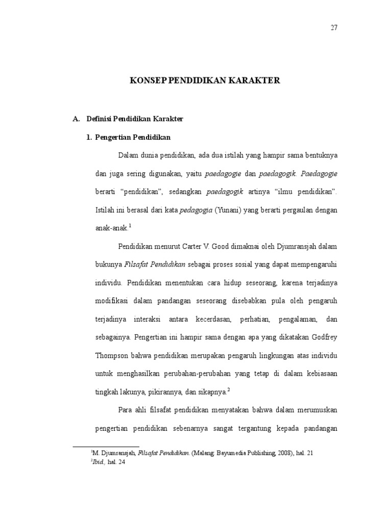 Konsep Pendidikan Karakter Pdf