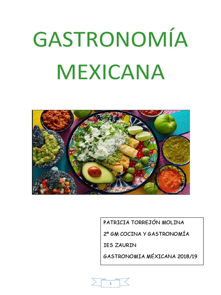 Gastronomía de Mexico | PDF | Cocina mexicana | Taco
