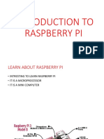 Introduction To Raspberry Pi