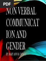 Non Verbal Communication and Gender