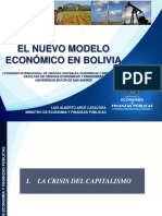 Nuevo Modelo Economico en  Bolivia