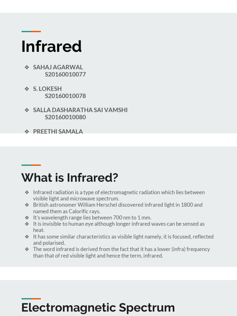 Understanding Infrared Radiation | PDF | Infrared | Electromagnetic ...