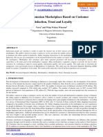 Analysis of Indonesian Marketplace Based On Customer Satisfaction, Trust and Loyalty