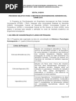 Modelo de Edital para Mestrado 