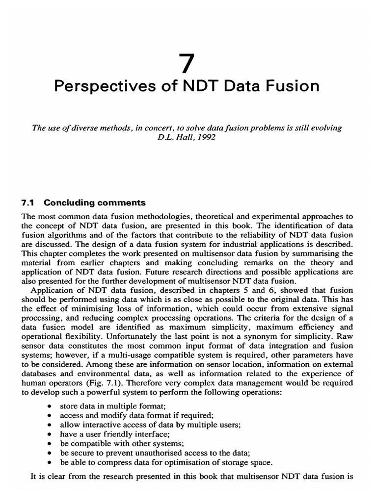 NDT Data Fusion Methodologies Explained | PDF | Nondestructive Testing ...