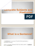 Completesubjectsandpredicates 090813160014 Phpapp02 PDF