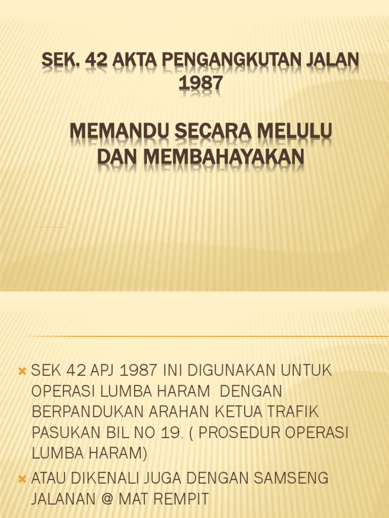 Presentation Sek 42 Apj 1987 Pdf