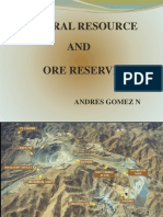 Mineral Resources and Ore 