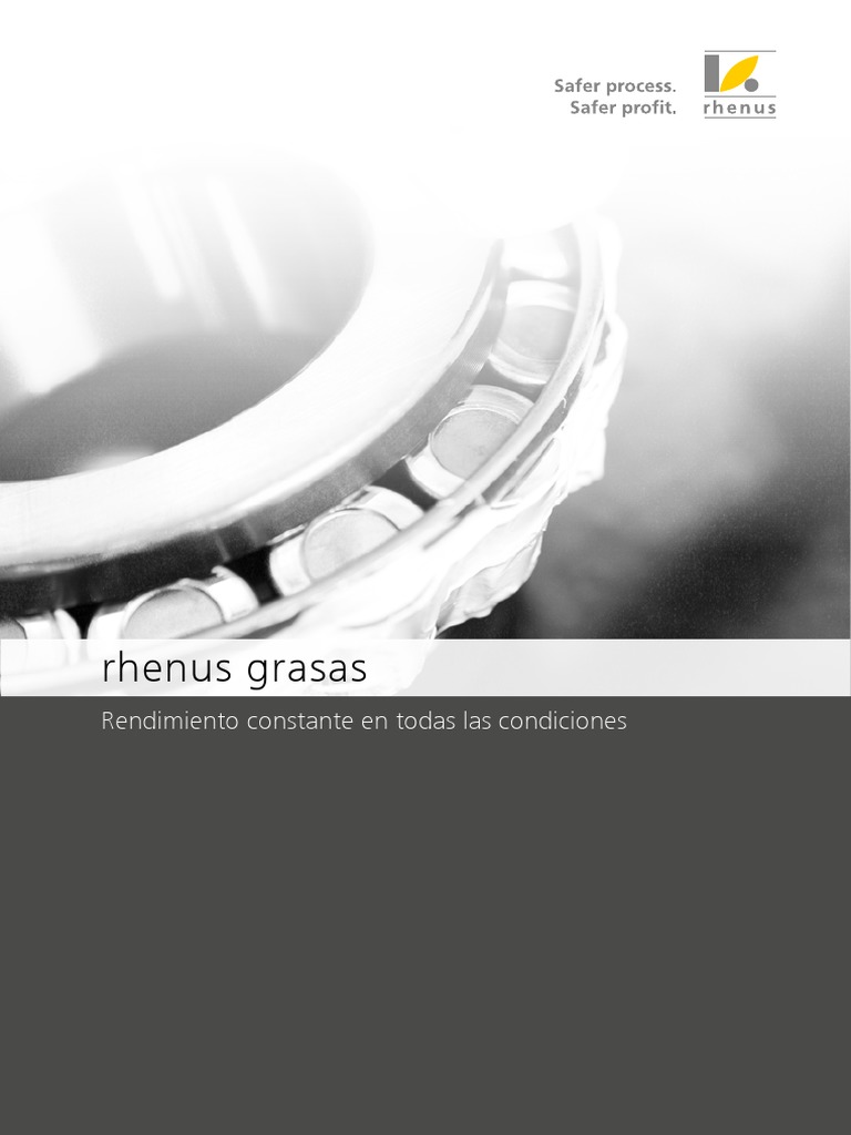 Grasas Rhenus | PDF | Lubricante | Tornillo