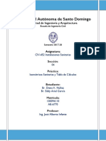 Isométrica Sanitaria Y Tabla de Cálculos