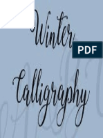 Winter Caligraphy