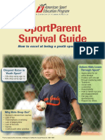 Sportparent Survival Guide: How To Excel at Being A Youth Sport Parent