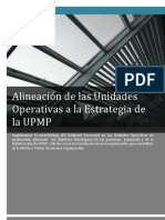 Alineación de las Unidades Operativas a la Estrategia de la UPMP