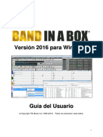 Band in A Box 2016 Manual Espaol PDF