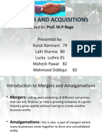 Merger and Acquisitions