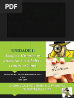 A História e o trabalho do (a) historiador (a)