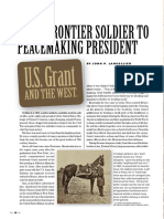 From Frontier Soldier To Peacemaking President: U.S. Grant