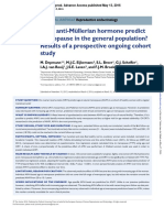 ¿La Hormona Anti-Mülleriana Predice La Menopausia en La Población General-. Resultados de Un Estudio de Cohortes Prospectivo en Curso. 2016