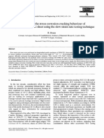 Evaluation of The Stress Corrosion Cracking Behaviour of Damage-Tolerant A1-Li Sheet Using The Slow Strain Rate Testing Technique