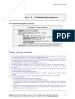 Fiche Piratox N° 5: Suffocants Et Phosphine : Points Clefs À Ne Pas Oublier