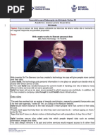 Questionário de Interpretação de Texto - Inglês