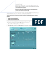 Similar Settings That Allow You To Select Front or Back Panel Audio Devices