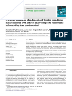 Is Fracture Resistance of Endodontically Treated Mandibular Molars Restored With Indirect Onlay Composite Restorations Influenced by Fibre Post Insertion?