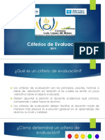 CRITERIOS DE EVALUACIÓN 2019.pptx