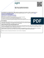 International Journal of Health Care Quality Assurance: Article Information