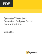 Symantec DLP 15.1 Endpoint Server Scalability Guide