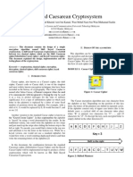 Shift Keyed Caesarean Cryptosystem Design