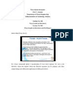 Wave Hydro Dynamics Prof. V. Sundar Department of Ocean Engineering Indian Institute of Technology, Madras
