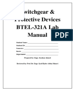 Switchgear Lab Manual