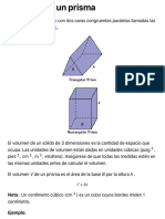 Volumen de Un Prisma